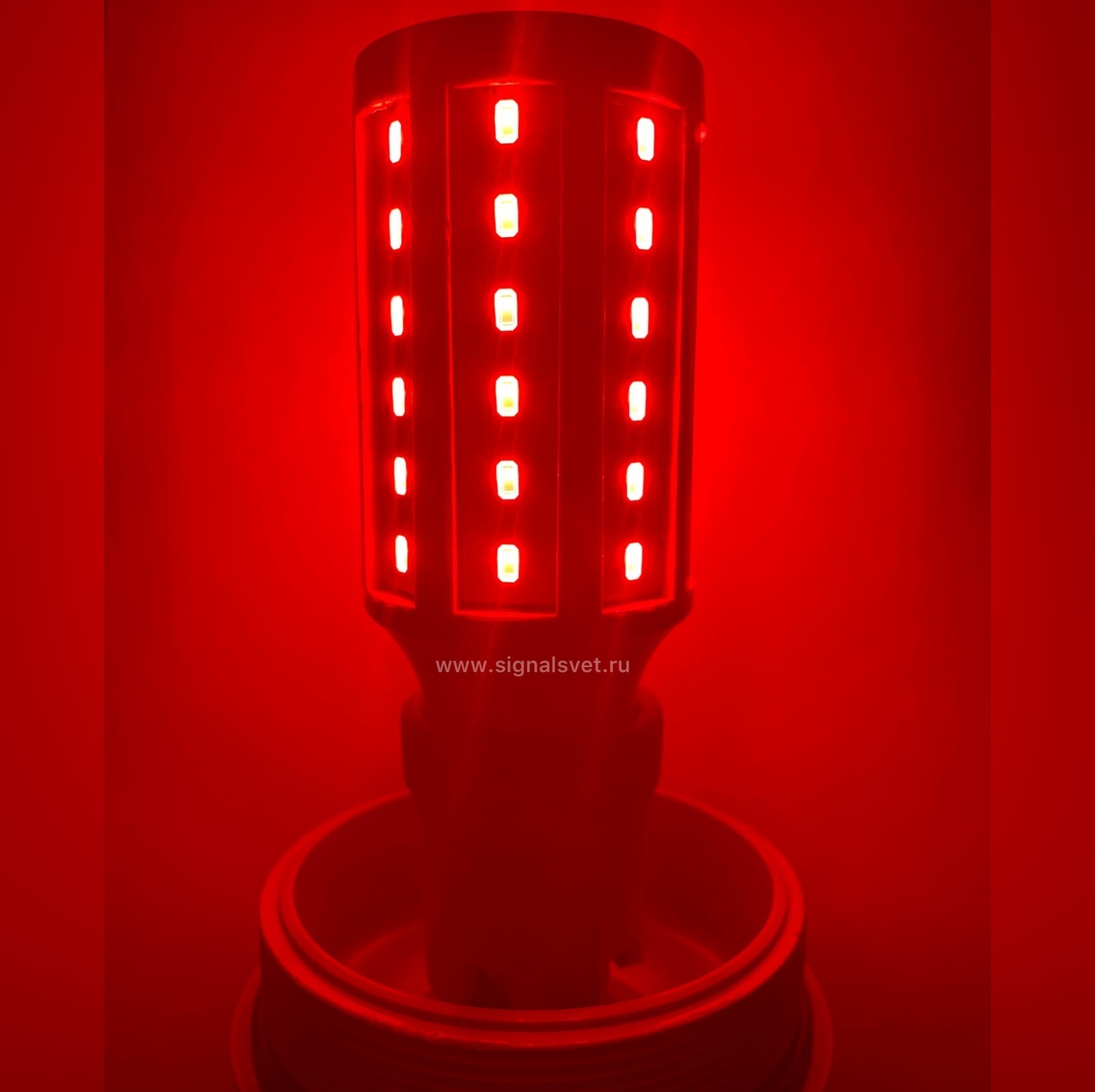 Лампа светодиодная ЛСД М 48В (48V, 35 Кд, 6 Вт)  для ЗОМ и СДЗО-05. Красная