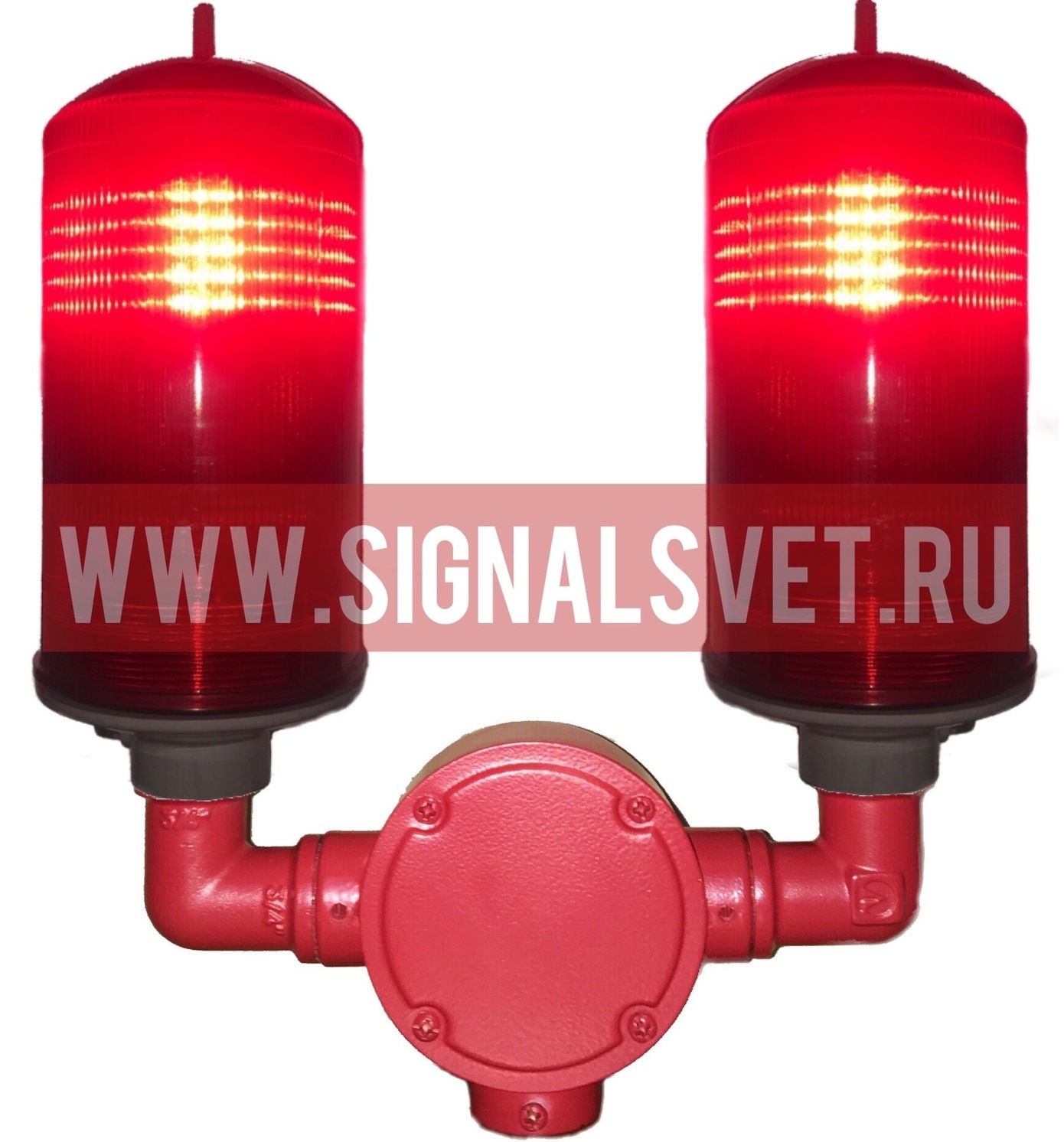 Сдвоенный ЗОМ-ПК>32кд тип «В», 220V AC, IP65 Сдвоенный ЗОМ-ПК >32кд тип «B», 220V AC, IP65